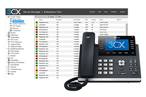 3CX PBX 电话 System - 阿灵顿