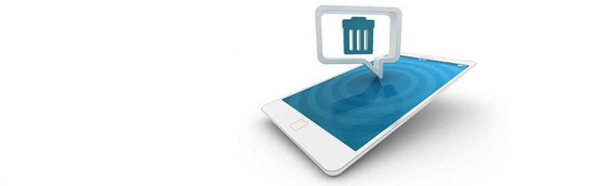 How to delete data from your mobile device