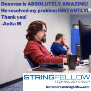 Learn more about Stringfellow Technology Group by emailing learnmore@stringfellow.com
