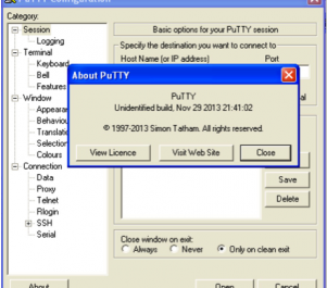 Trojanized PuTTY Software