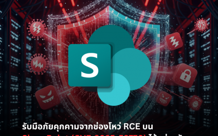 รับมือภัยคุกคามจากช่องโหว่ RCE บน SharePoint (CVE-2025-53770) ได้อย่างทันท่วงทีด้วย EDR จาก CrowdStrike