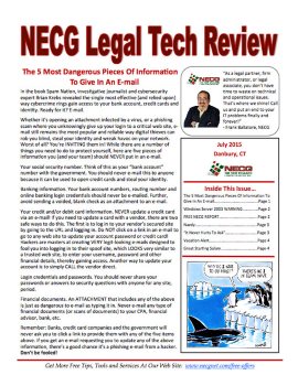 Newsletter - July 2015
