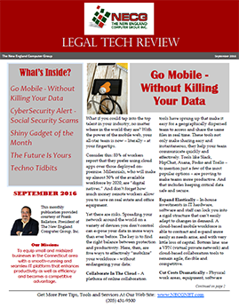 Newsletter - September 2016