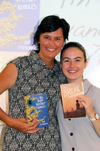 Deb Fitzpatrick and student