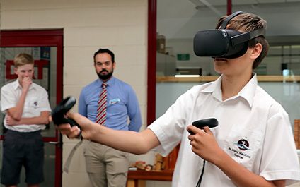 Virtual Reality a hit with Digital Technology students