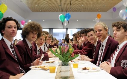 Year 12 students enjoy their final day