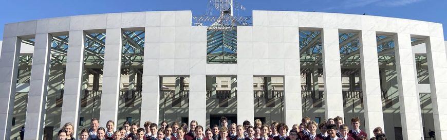 Year 9s visit Canberra