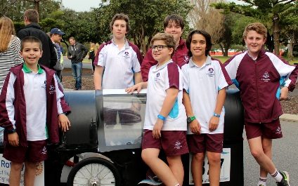 Students and sun shine at 2017 Busselton Pedal Prix