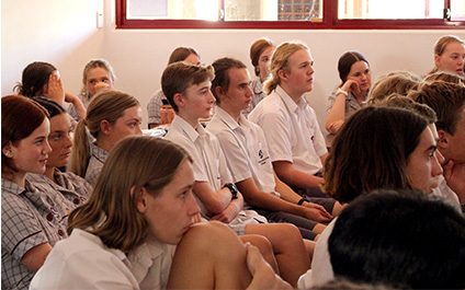 Paralympian Brant Garvey tells Year 11s: “no excuses”