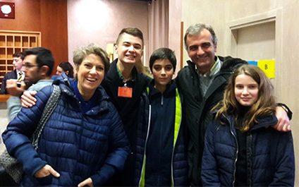 Students return from a Winter in Italy
