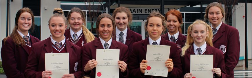 Year 12 students prepared for Nursing studies