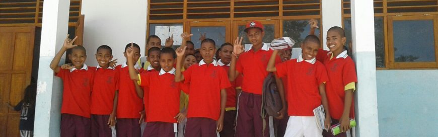 Old uniforms well received in Timor