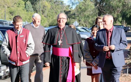 New Bishop of Bunbury visits MacKillop