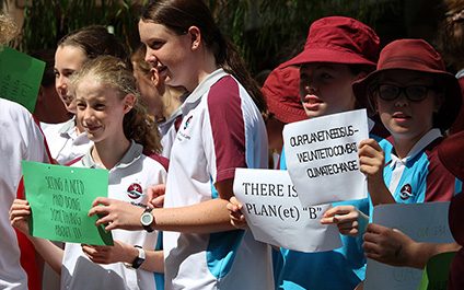 Students stand up for the environment