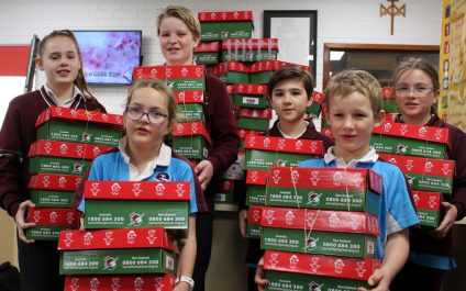 A record 137 Christmas shoeboxes