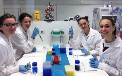 Students work with DNA mutations in medical research