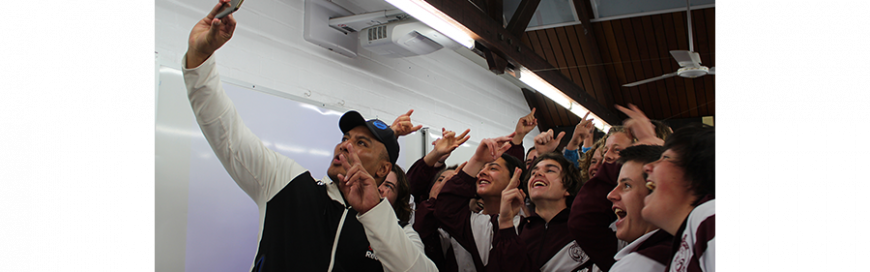 Year 10 boys face their fears with UFC star ‘the Hulk’