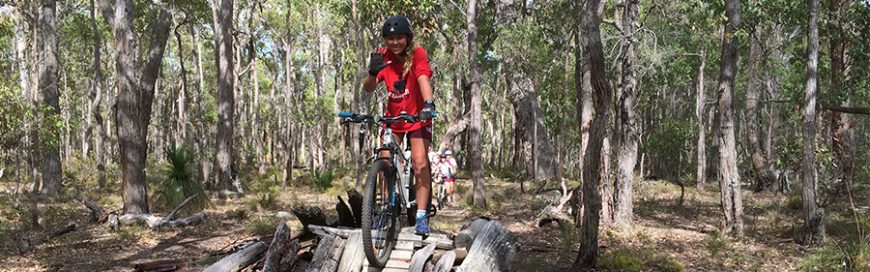 Year 10s take new mountain-bikes to ‘Secret Whicher’