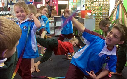 Pre Primary making patterns in nature