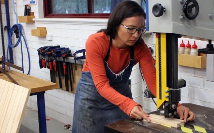 Staff getting their hands dusty