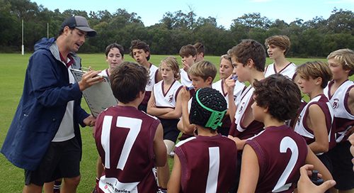 Year 7 AFL team finish strong against BCG