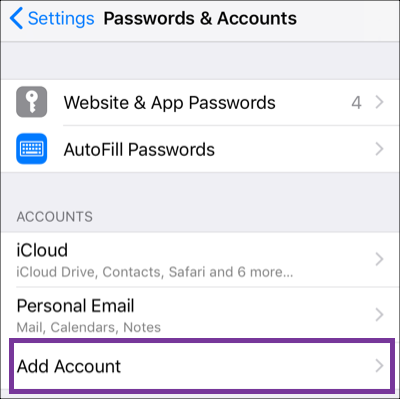 godaddy email settings iphone 6 cpanel