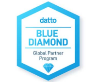 datto blue diamond partner badge