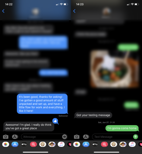 What Are Blue and Green Bubbles on iPhone? iMessage Explained | Houk