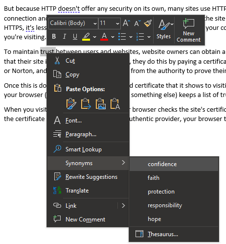 4 Neat Microsoft Word Features You Might Not Know About | Houk Consulting