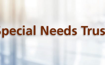 Provide for family members with special needs using an SNT