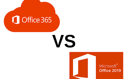 difference between microsoft office 365 and 2019