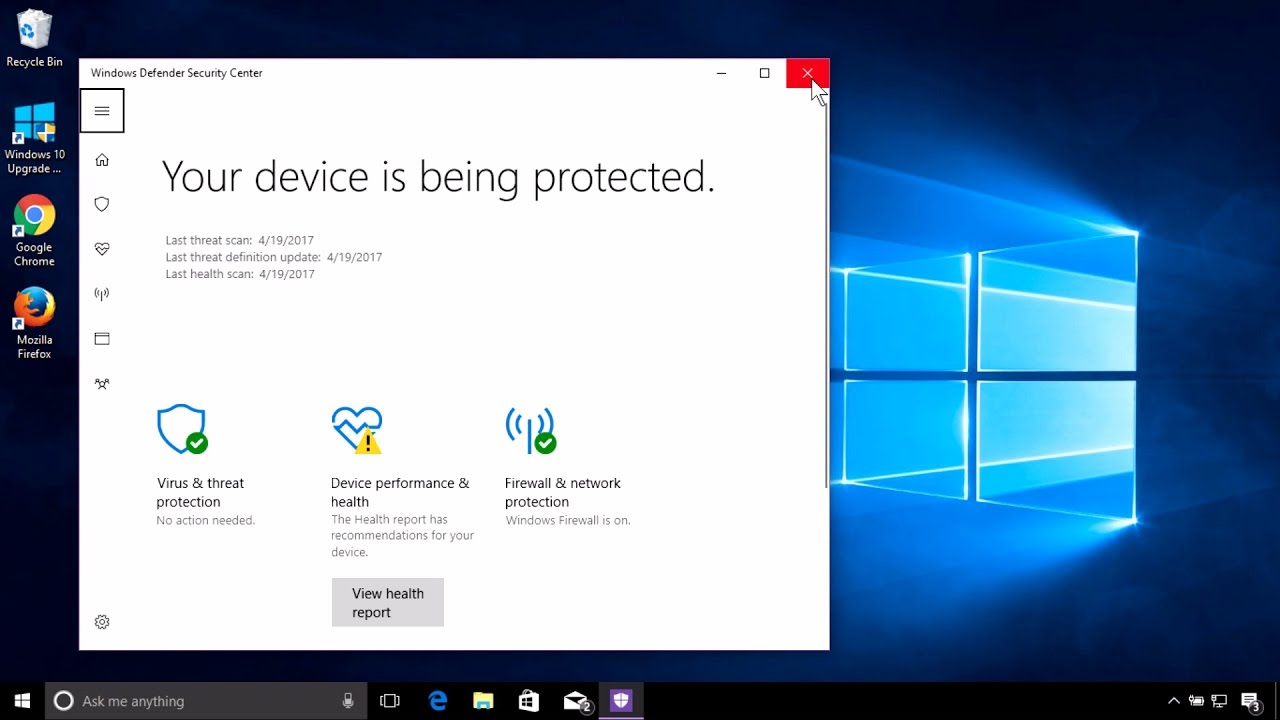 to windows defender? Support for New York | Nero