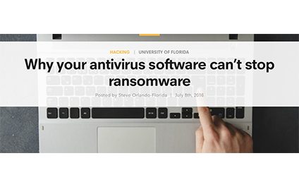 Why your antivirus software can’t stop ransomware