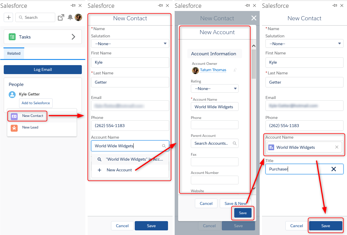 Lightning for Outlook: Creating Contacts and Accounts in One Motion -  Pewaukee, Waukesha, Wisconsin | TopLine Results Corporation