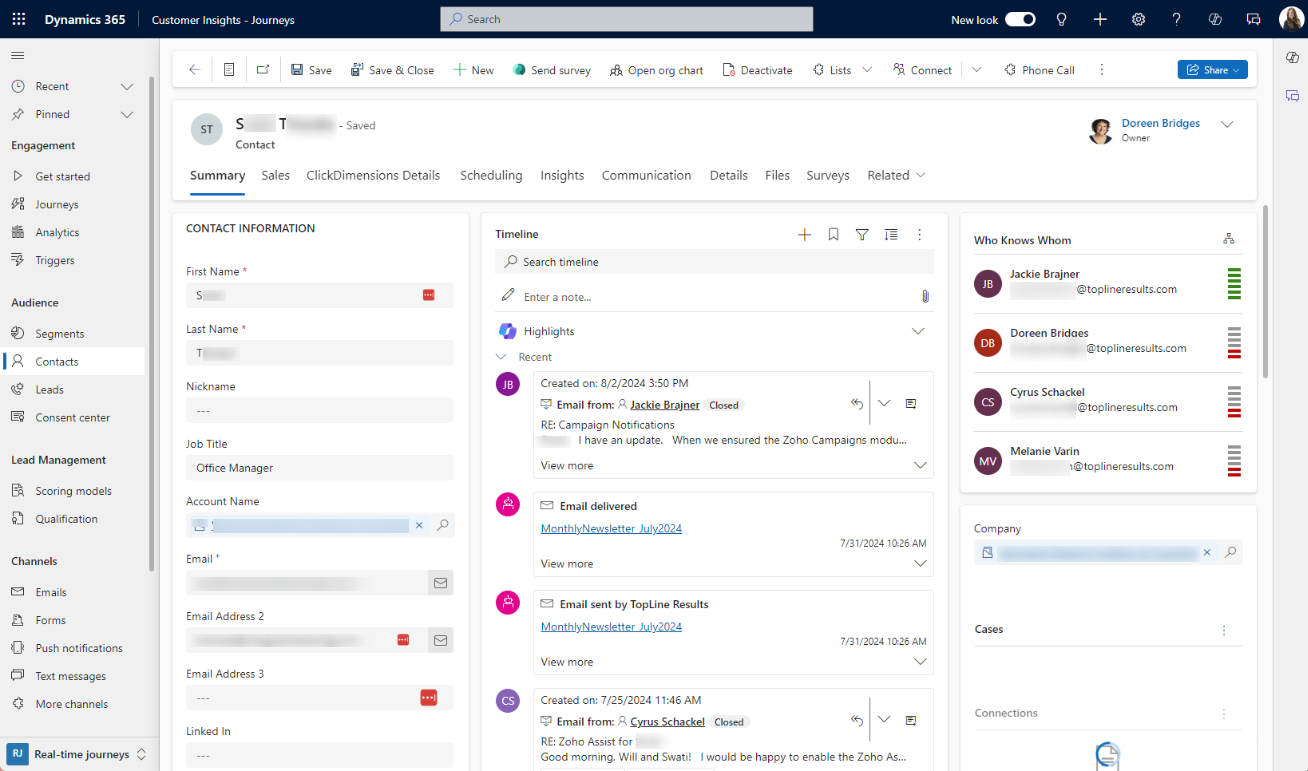 Dynamics 365 Customer Insights Real-time Interaction Management