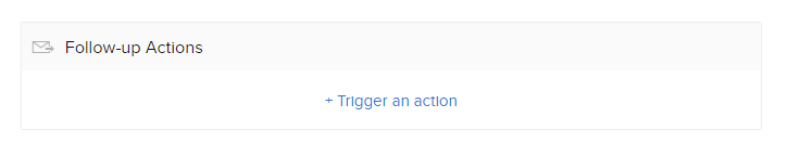 Zoho Email Follow Up Action