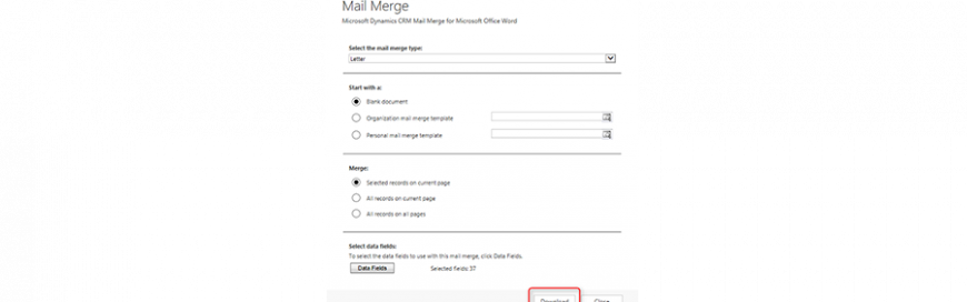 Microsoft Dynamics CRM 2013-2015: Creating Mail Merge Templates Part 2