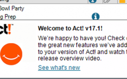 Act! 17.1 Feature Pack Now Available