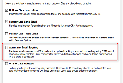 Troubleshooting Microsoft Dynamics CRM 2016 and Outlook Integration