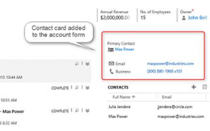 Microsoft Dynamics CRM Productivity Tip:  Working with Primary Contacts
