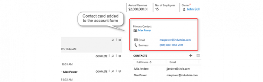 Microsoft Dynamics CRM Productivity Tip:  Working with Primary Contacts