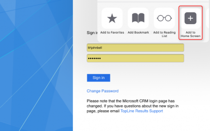 Microsoft Dynamics CRM Mobile Express for IOS and Android