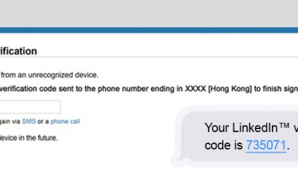 Security Tip of the Week #5 – Turn on two-factor authentication for LinkedIn™