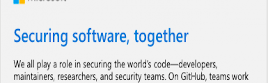 Securing software, together