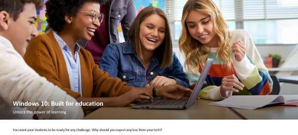 Windows 10: Built for Education
