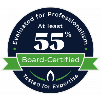 55% Board Certified
