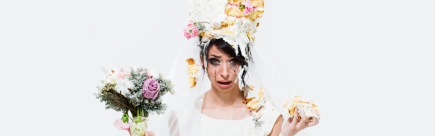 Reason to Consider Divorce #1: When your spouse smashes your face into a cake on your wedding day