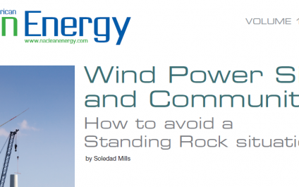 Wind Power Siting and Communities: How to avoid a Standing Rock situation