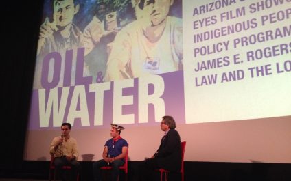 EO President Talks Indigenous Rights, Legal Theory with “Oil and Water” Co-Subject at University of Arizona Film Event